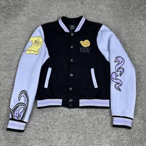 Disney Ursula Sea Witch Jacket Womens Medium Varsity Hot Topic Little Mermaid